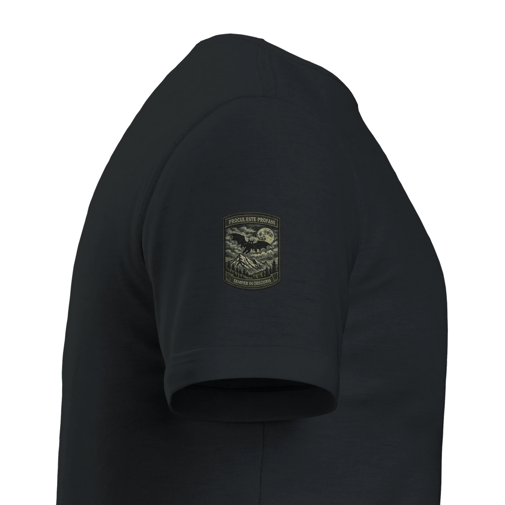 Slow Is Smooth tactical t-shirt, Appalachian Wizard Gang design – alternate view