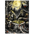 Checkmate Bigfoot cryptid art poster