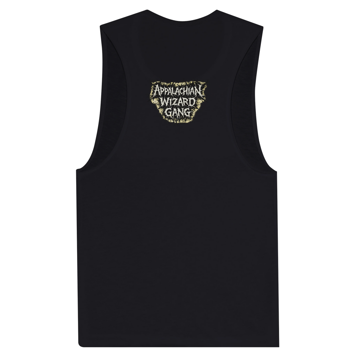 Train Hard Hex Harder women's tank top, Appalachian Wizard Gang design – alternate view