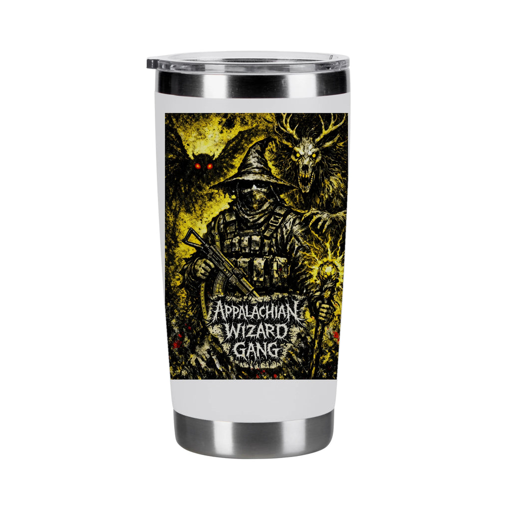 Alchemist Grade 20oz tumbler, Appalachian Wizard Gang design