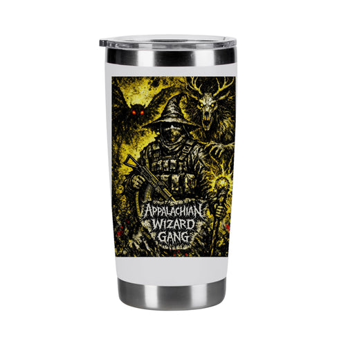 Alchemist Grade 20oz tumbler, Appalachian Wizard Gang design